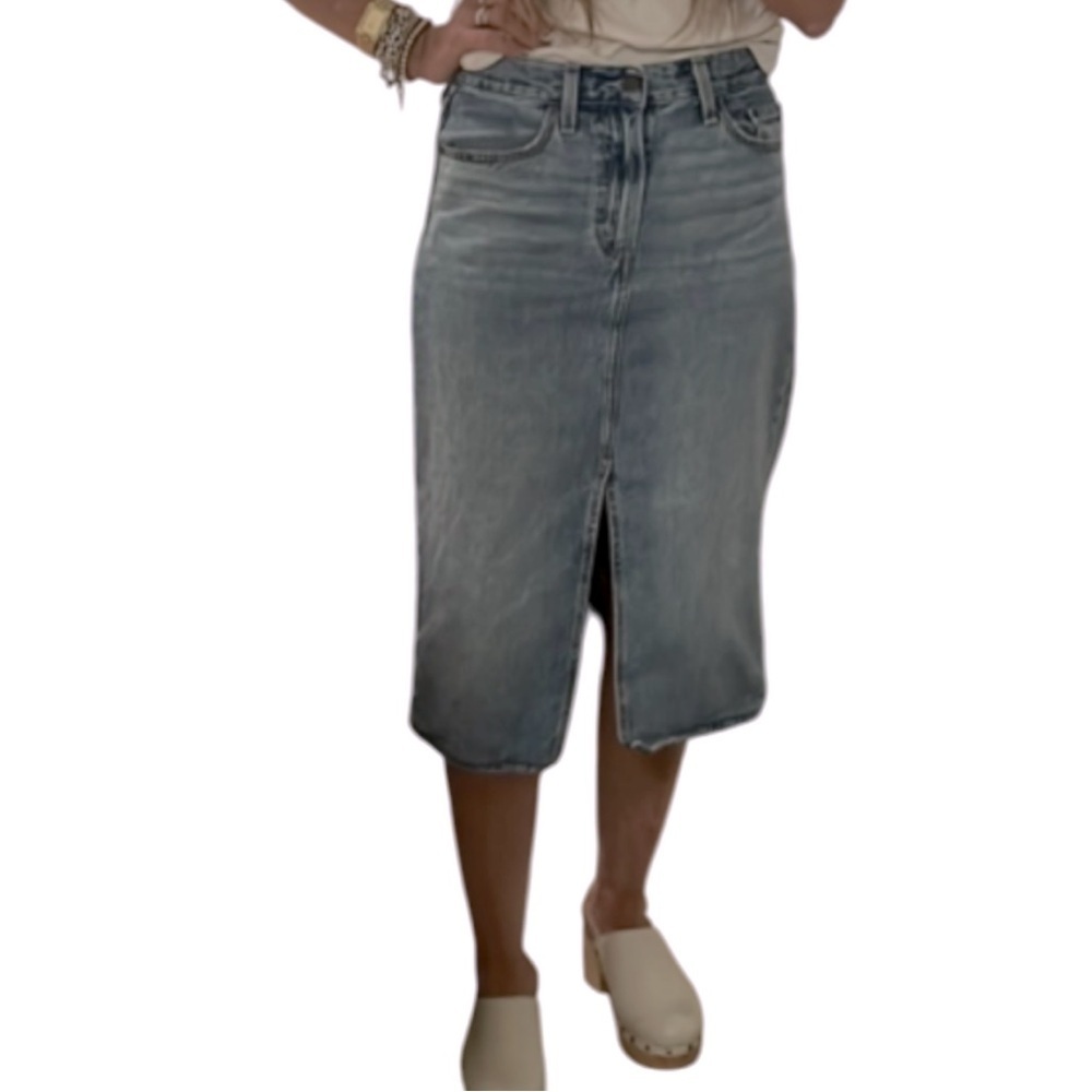 LEVI’S Denim Midi Jean Skirt - 27 - Picture 2 of 11